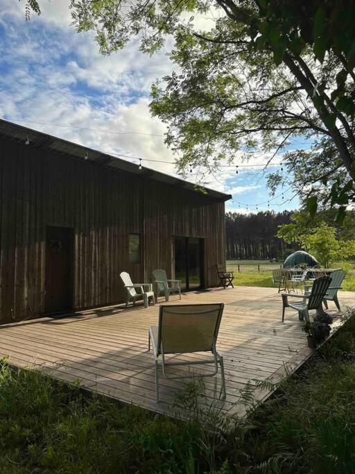 Cosy Cabane Boise Solaire, Balneo Bath Et Toilette Seche A La Ferme Mimizan Exterior photo